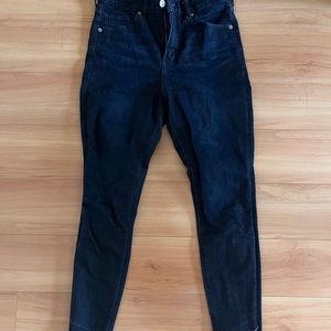 Express High Rise Dark Skinny Jean